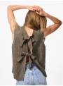 CHALECO LAZO MARRON PIECES
