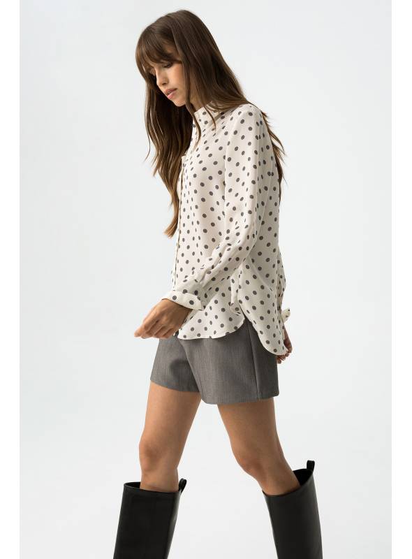 BLUSA PARADAIS CON TOPOS TIFFOSI