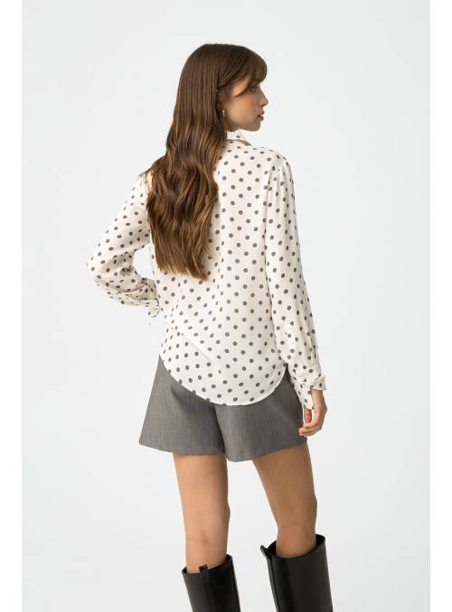 BLUSA PARADAIS CON TOPOS TIFFOSI