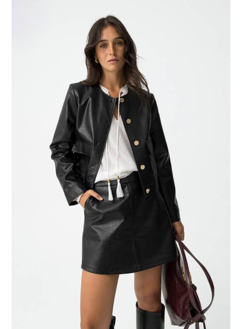 CHAQUETA CROC NEGRA TIFFOSI