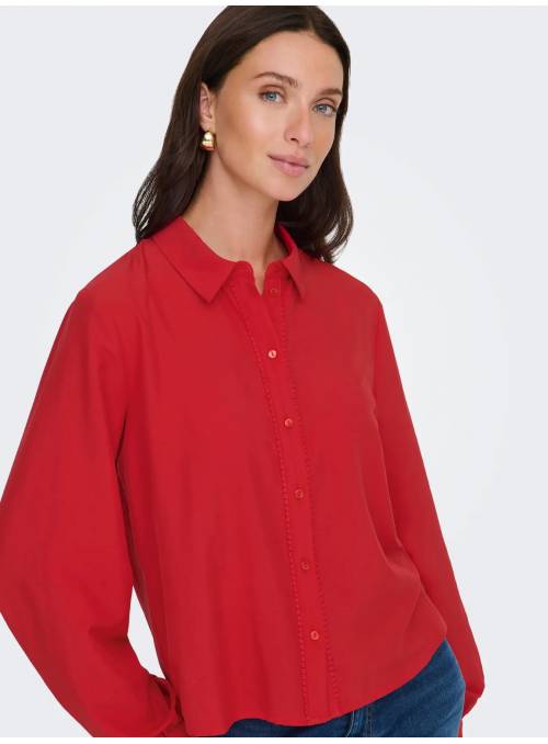 CAMISA TRAIN ROJA JDY