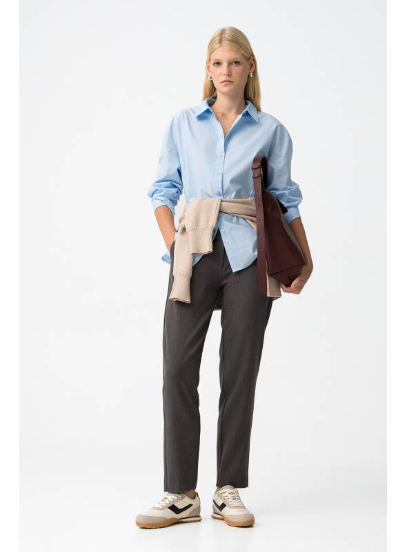PANTALON VIOLETA GRIS TIFFOSI