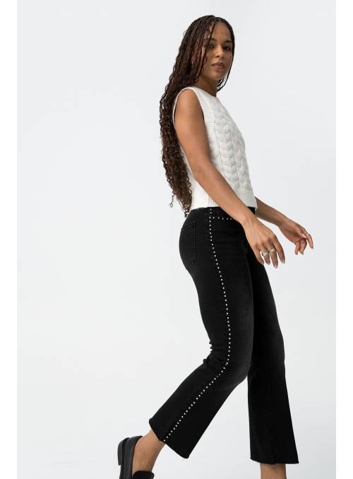 VAQUERO MEGAN NEGRO TACHAS TIFFOSI