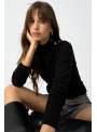 JERSEY NEGRO BOTONES DORADO TIFFOSI