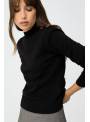 JERSEY NEGRO BOTONES DORADO TIFFOSI