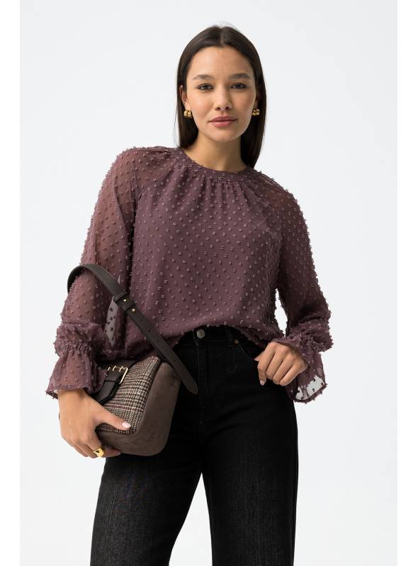 BLUSA LAURINDA VINO TIFFOSI