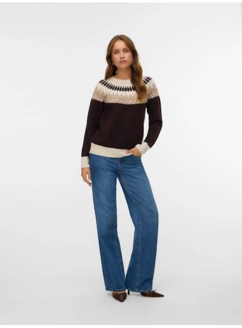 JERSEY CHOCOLATE CENEFA VERO MODA