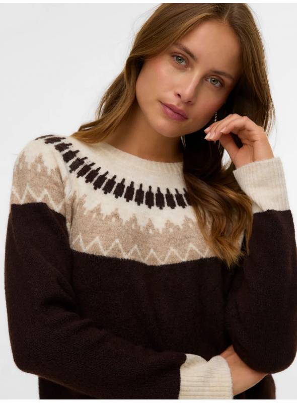 JERSEY CHOCOLATE CENEFA VERO MODA