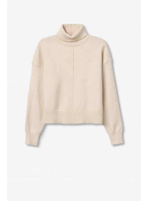 JERSEY POLIMNIA CUELLO BEIGE TIFFOSI