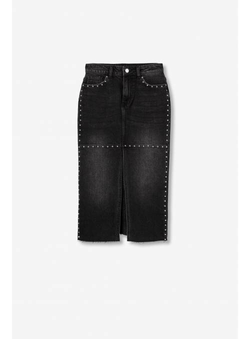 FALDA PAOLA NEGRA TACHAS TIFFOSI