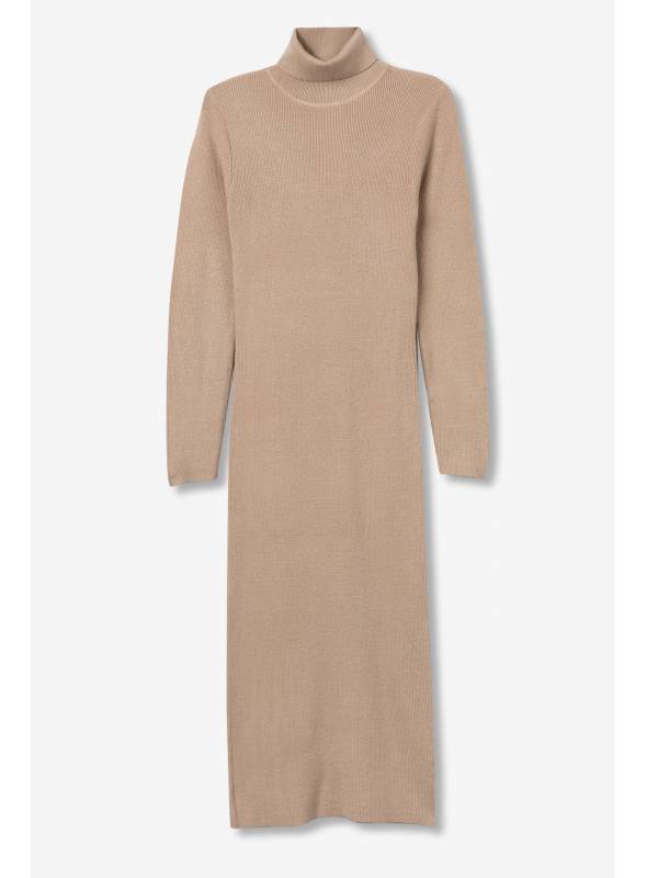 VESTIDO CHLOE PUNTO BEIG TIFFOSI