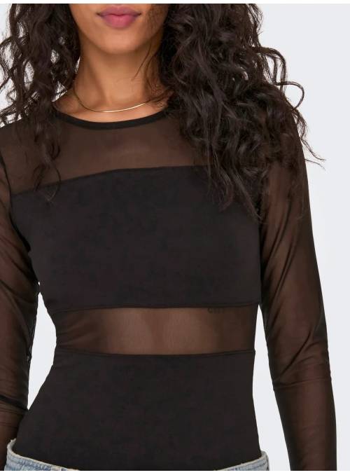 BODY ESTHER TUL NEGRO ONLY