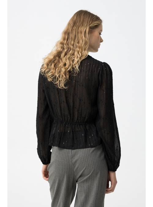 BLUSA LENTEJUELAS NEGRO TIFFOSI