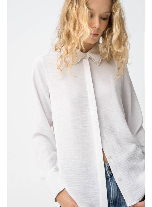 CAMISA PERLADA BLANCA TIFFOSI