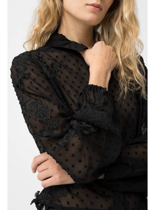 CAMISA PLUMETI NEGRA TIFFOSI