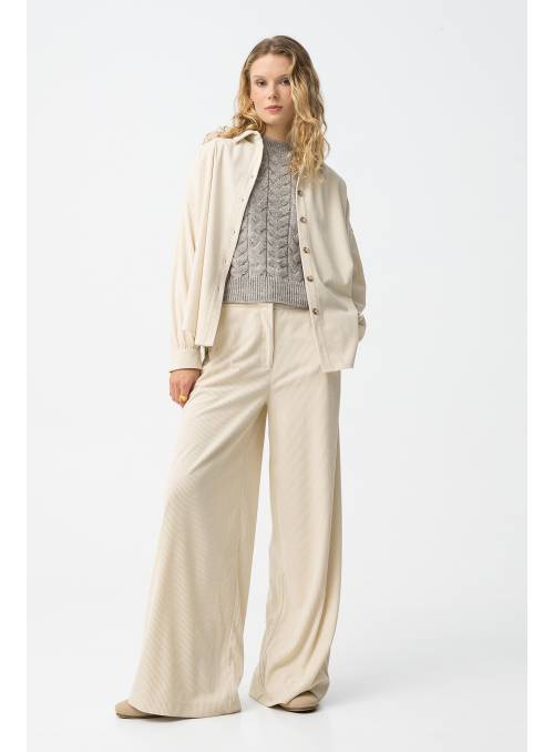 PANTALON CARDADO BLANCO TIFFOSI