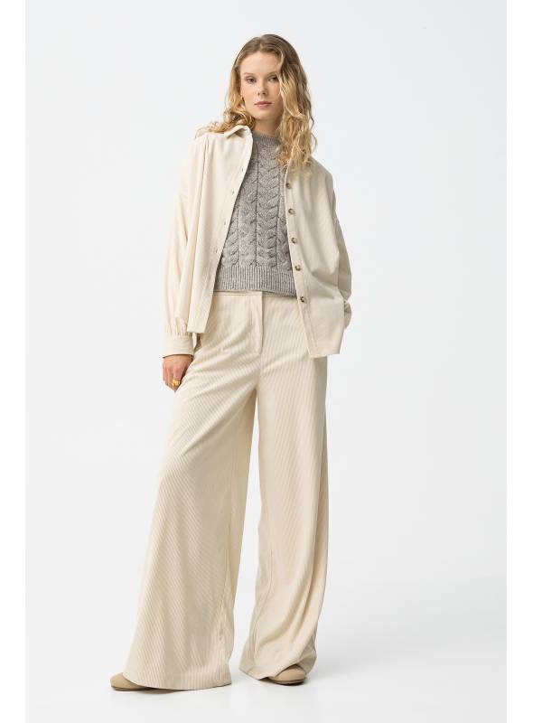 PANTALON CARDADO BLANCO TIFFOSI