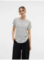 CAMISETA BRIANNA RAYAS B/N VERO MODA