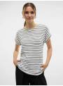 CAMISETA BRIANNA RAYAS B/N VERO MODA