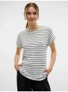 CAMISETA BRIANNA RAYAS B/N VERO MODA