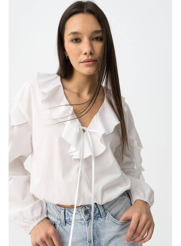 CAMISA GRACINDA BLANCA TIFFOSI