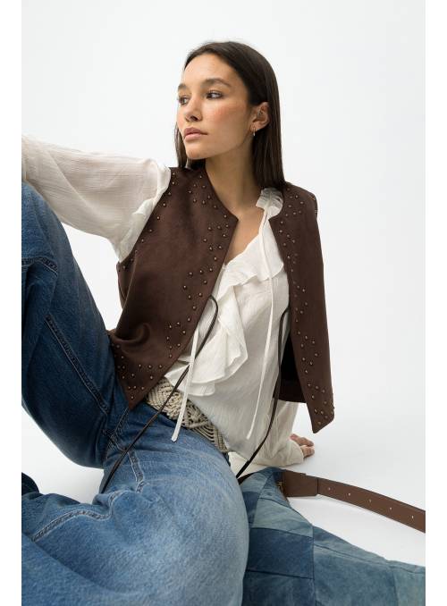 CHALECO ANTE ARLINDA MARRON TIFFOSI