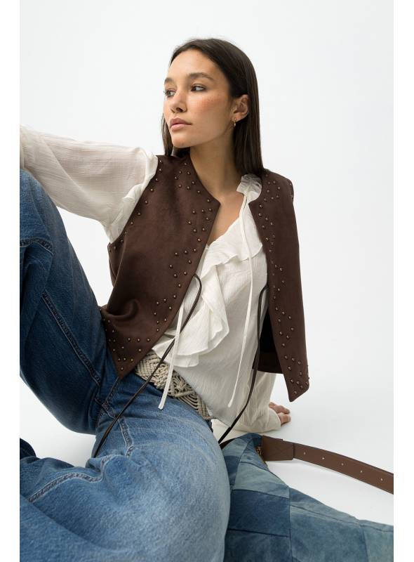 CHALECO ANTE ARLINDA MARRON TIFFOSI