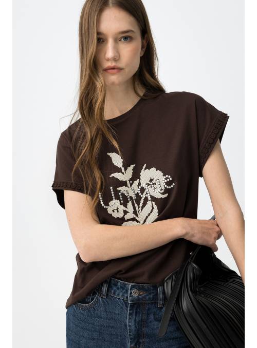 CAMISETA NATALIE MARRON TOFFOSI