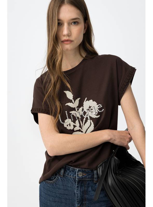 CAMISETA NATALIE MARRON TOFFOSI