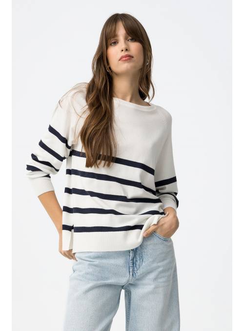 JERSEY THEA BLANCO RAYAS TIFFOSI