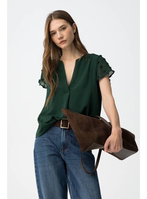 BLUSA NONY VERDE M/C TIFFOSI