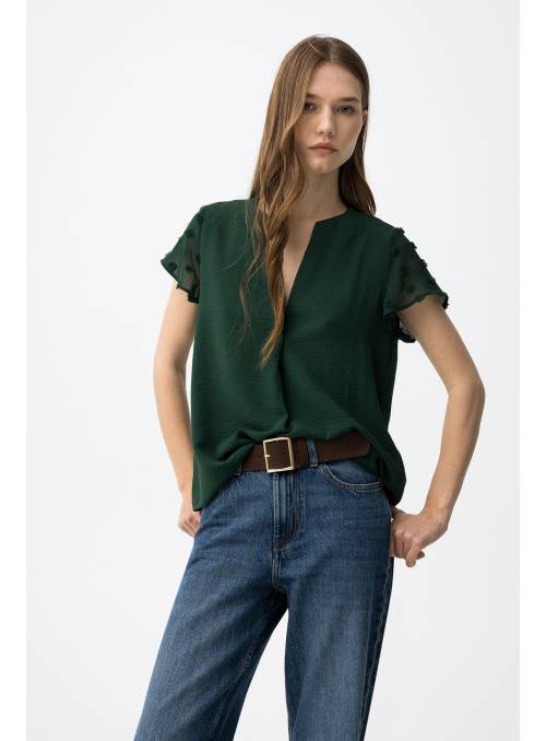 BLUSA NONY VERDE M/C TIFFOSI
