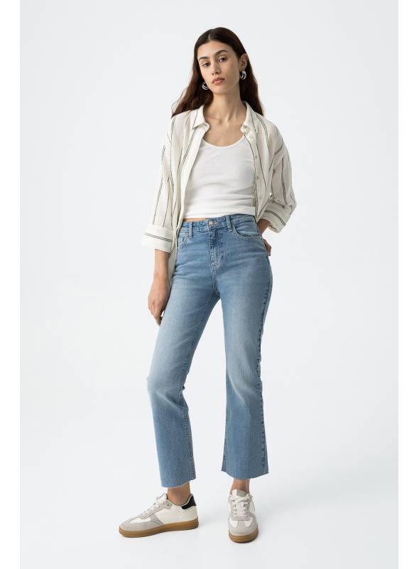 PANTALON VAQUERO FLARE CHOPPER TIFFOSI