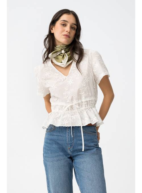 BLUSA IDALINA BLANCA TIFFOSI