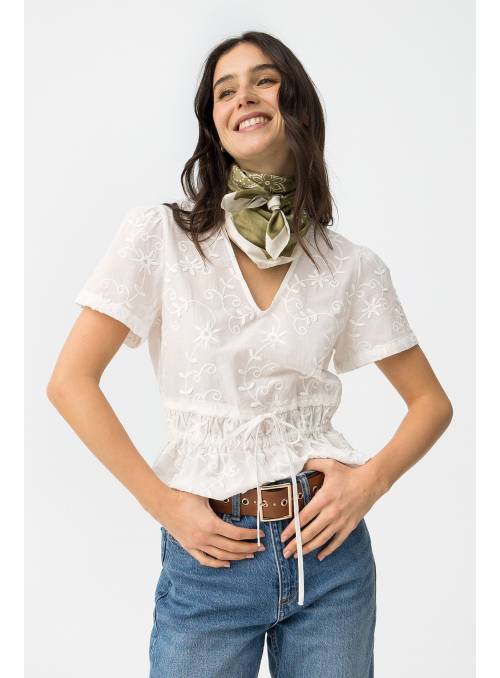 BLUSA IDALINA BLANCA TIFFOSI