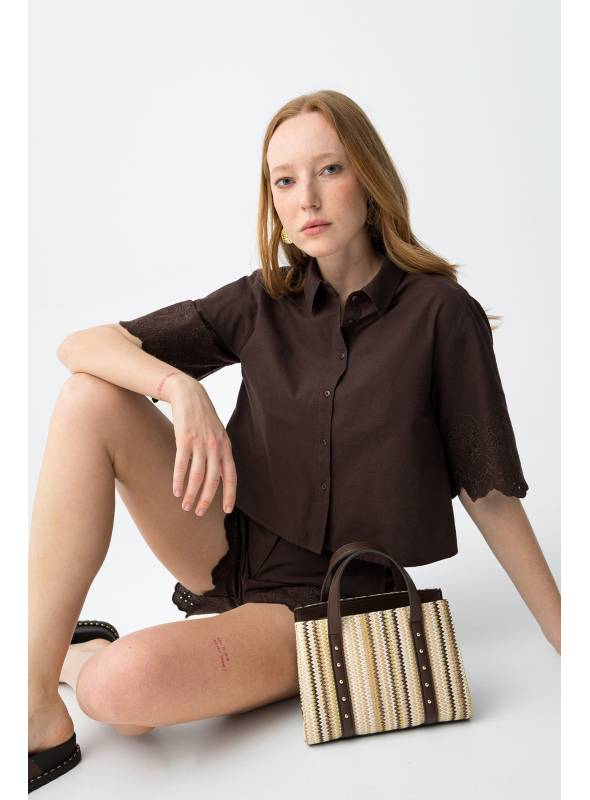 BLUSA LENCASTRE MARRON TIFFOSI