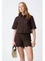 BLUSA LENCASTRE MARRON TIFFOSI