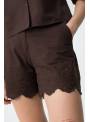 SHORT LENCASTRE MARRON TIFFOSI