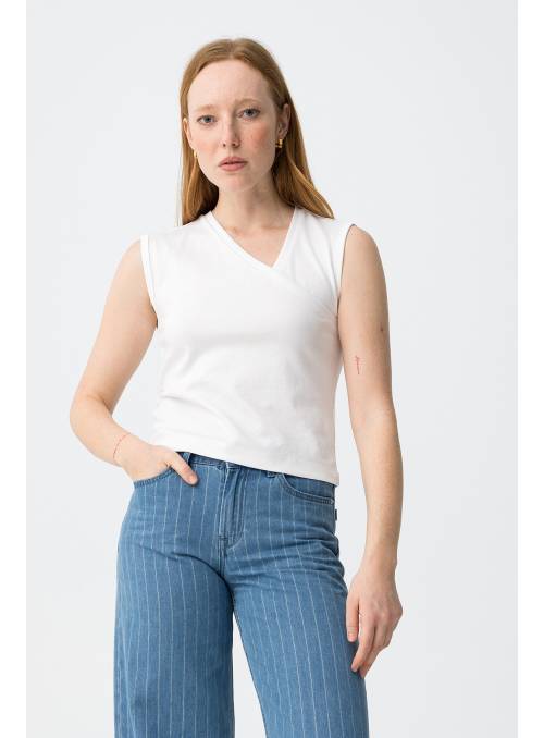 CAMISETA C/P BLANCA TIFFOSI