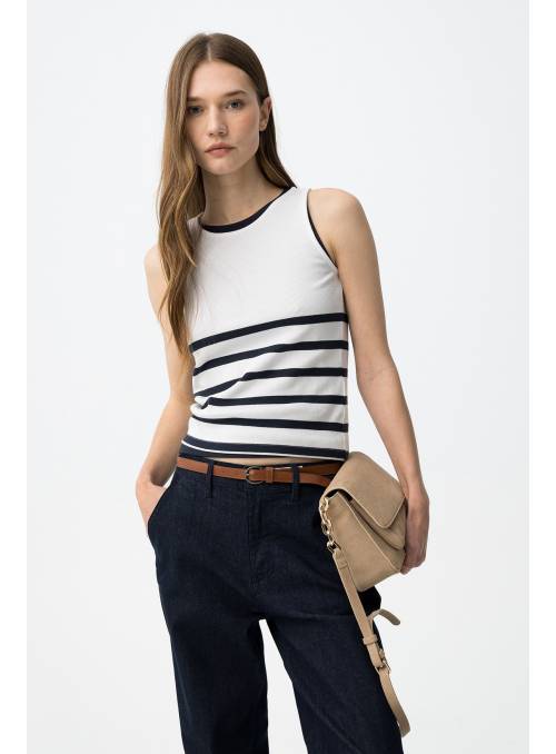 TOP PETIZ DUO B/N TIFFOSI