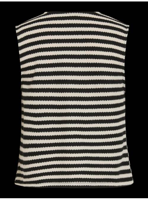 CHALECO HIMLAS RAYAS BLANCO / NEGRO VILA