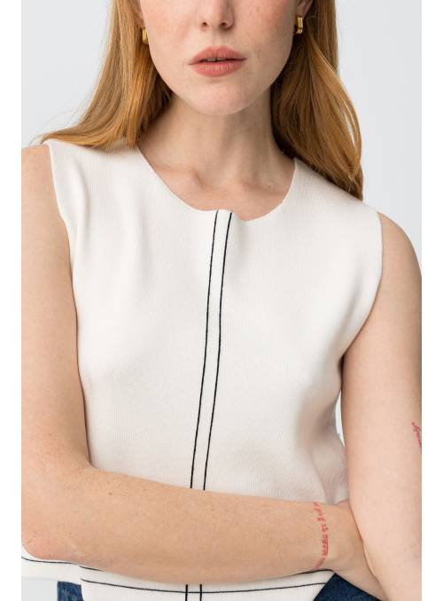 TOP MARINE BLANCO TIFFOSI