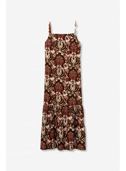 VESTIDO MARGARIDA TIRANTE NACAR TIFFOSI