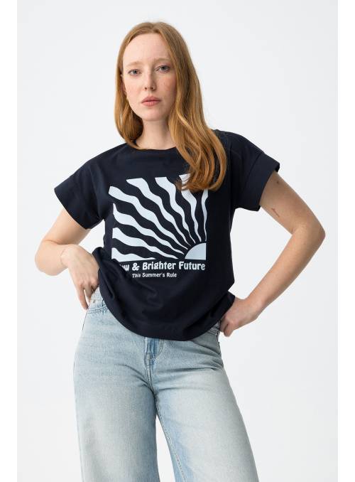 CAMISETA ELLA AZUL TIFFOSI