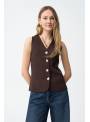 CHALECO FLEUR CHOCOLATE TIFFOSI