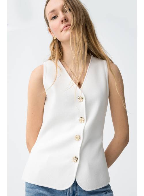 CHALECO FLEUR BLANCO TIFFOSI