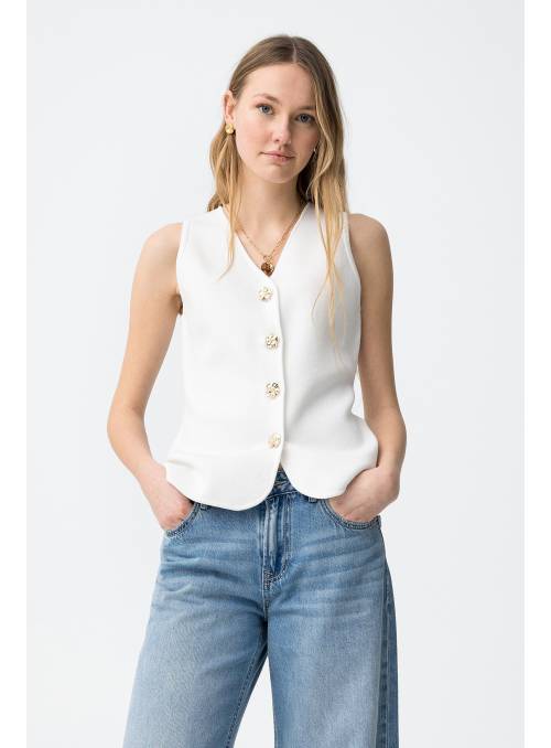 CHALECO FLEUR BLANCO TIFFOSI