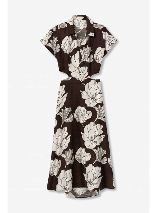 VESTIDO CORNETO ESTAMPADO CHOCO TIFFOSI