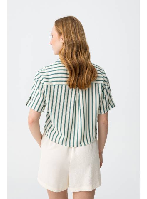 CAMISA ACTIVEA BLANCA RAYAS TIFFOSI