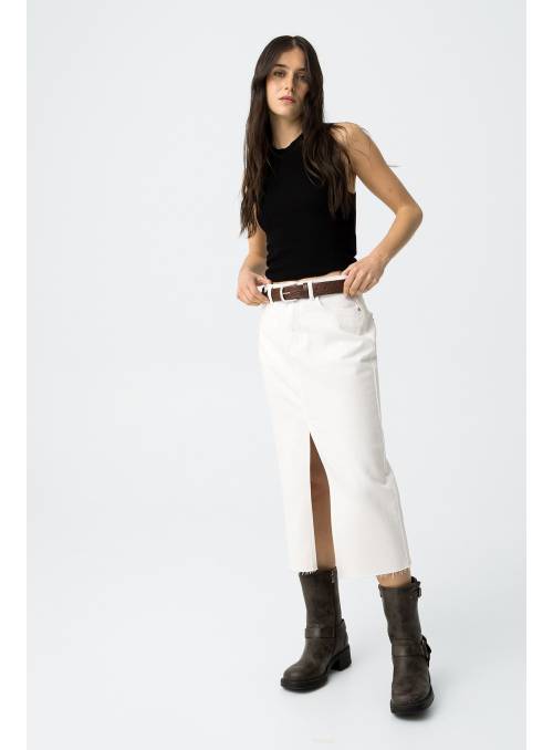 FALDA STEFANI BLANCA TIFFOSI